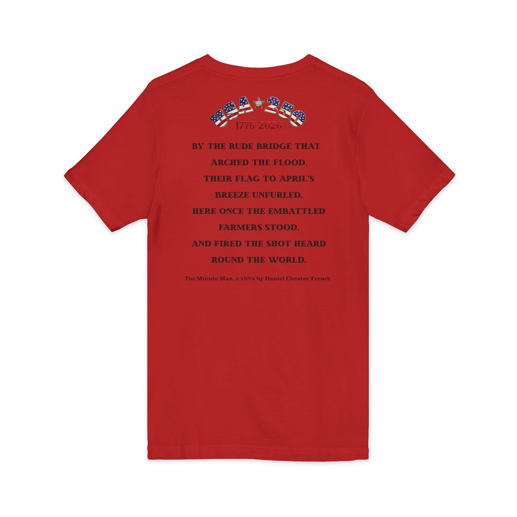 Patriot Ancestor V-Neck Tee — "Proud Descendant of a Patriot" Historical Tribute Shirt | Personalized