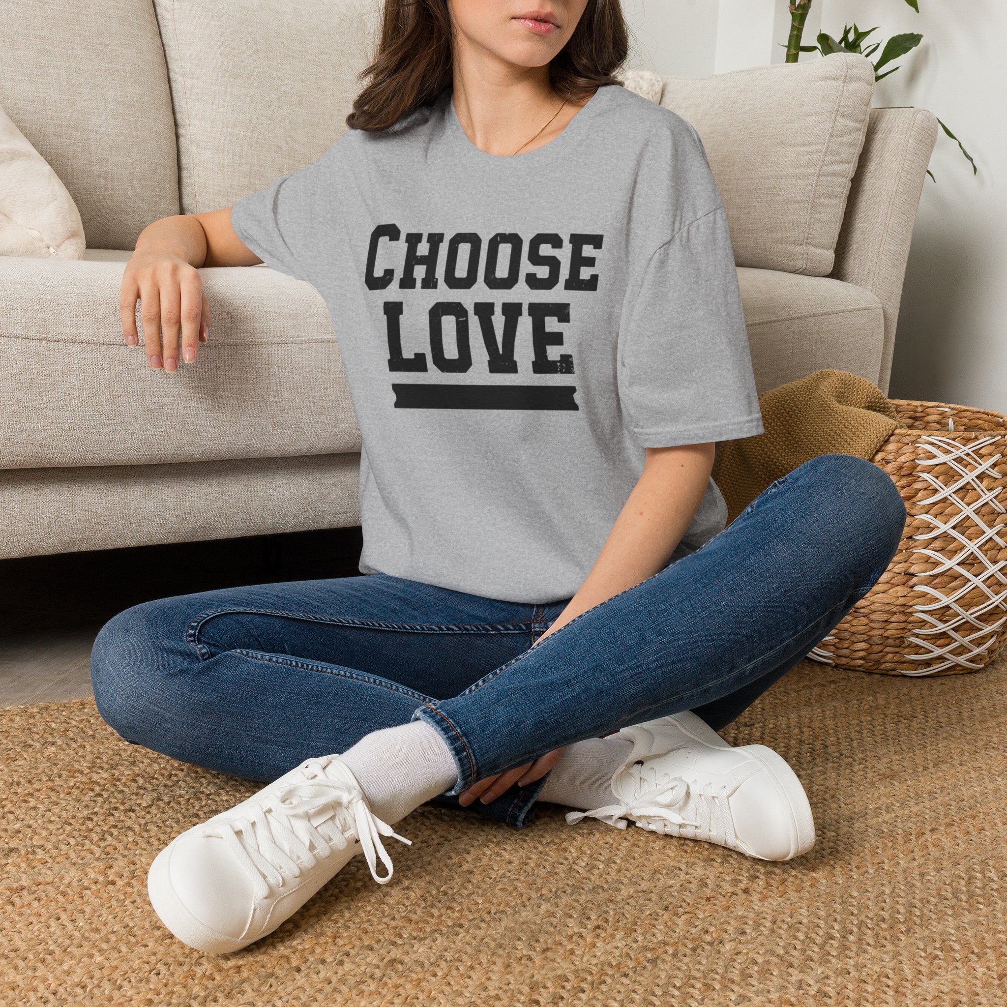 Choose Love Inspirational Unisex T-Shirt | Strong Love Message Tee