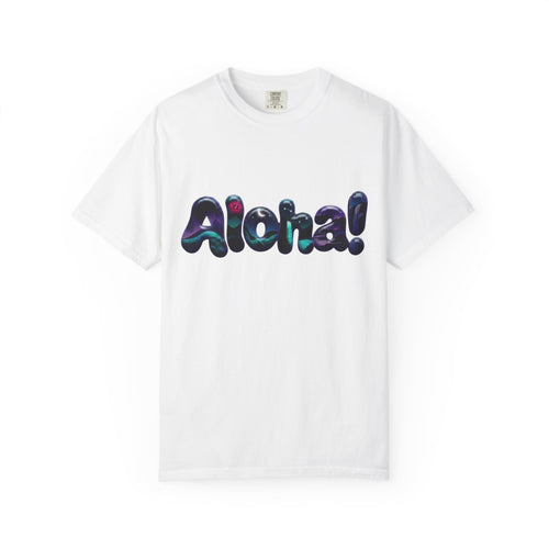 Aloha! Wave Lettering T-Shirt | Hawaiian Surf Graphic Tee
