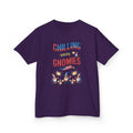 Chilling with My Gnomies Unisex Kids Tee | Patriotic Gnomes Fourth of July, USA 250